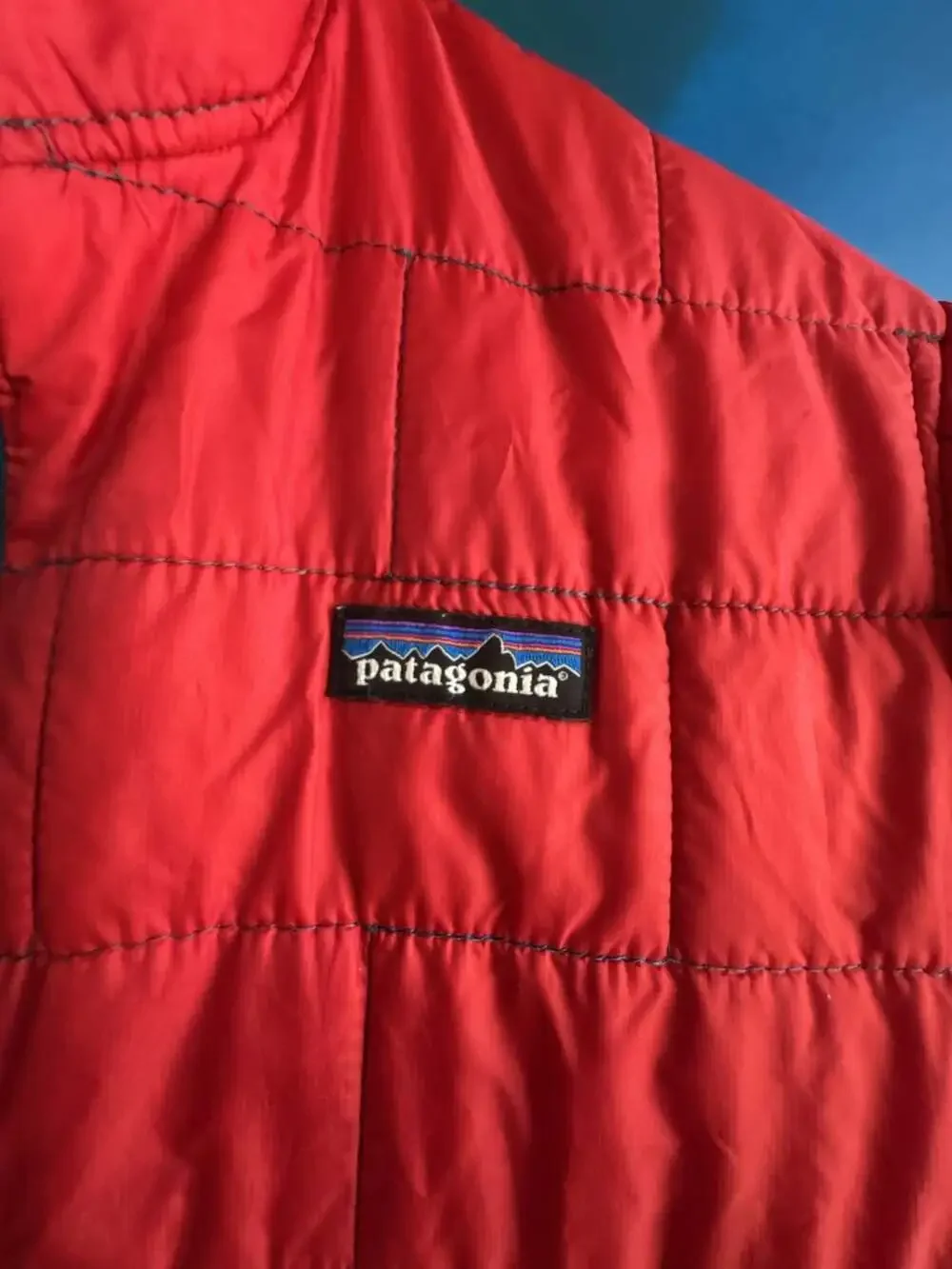 Patagonia Kids Puffer Jacket Size M 10 Red Primaloft